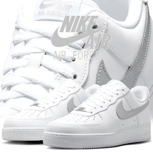 エア フォース 1 NIKE AIR FORCE '07 ナイキ メンズ WHITE/METALLIC