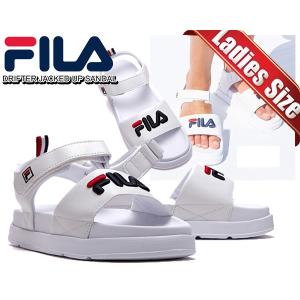 フィラ レディース サンダル　FILA DRIFTER JACKED UP SD white フィラ ドリフター ジャックド アップ ホワイト スポーツサンダル 白 厚底 SANDAL ウィメンズ｜ltd-online