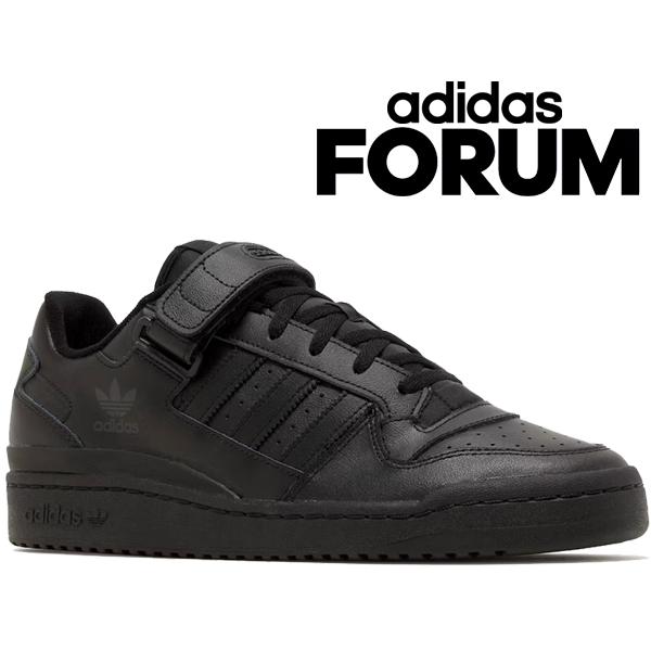 アディダス フォーラム ロー adidas FORUM LOW CBLACK/CBLACK/CBLA...