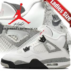 ナイキ エアジョーダン 4 レトロ OG GS サミットホワイト ファイヤーレッド NIKE AIR JORDAN 4 RETRO OG(GS) summit wht/fire red ib4171-100