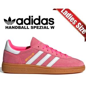 WMNS HANDBALL SPEZIAL "LUCID PINK FOOT WEAR WHITE GOLD METALLIC" JI2654 （ルシッドピンク/クラウドホワイト/ゴールドメタリック）の商品画像