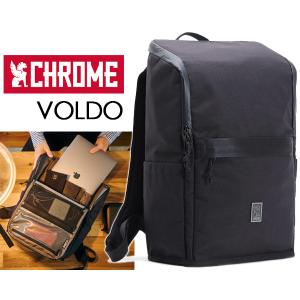 クロームインダストリーズ ボルドー CHROME VOLDO BLACK jp-205-bk スクエアバックパック ブラック 21L 防水 WEATHER PROOF 16インチ リュック｜ltd-online