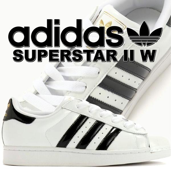 アディダス スーパースター 2 ウィメンズ フットウェアホワイト コアブラック ゴールドメタリック ...