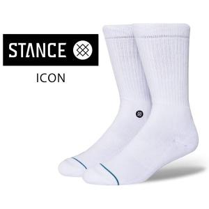 スタンスソックス アイコン STANCE ICON WHITE m311d14ico-whb ホワイト 白 ハイソックス｜ltd-online