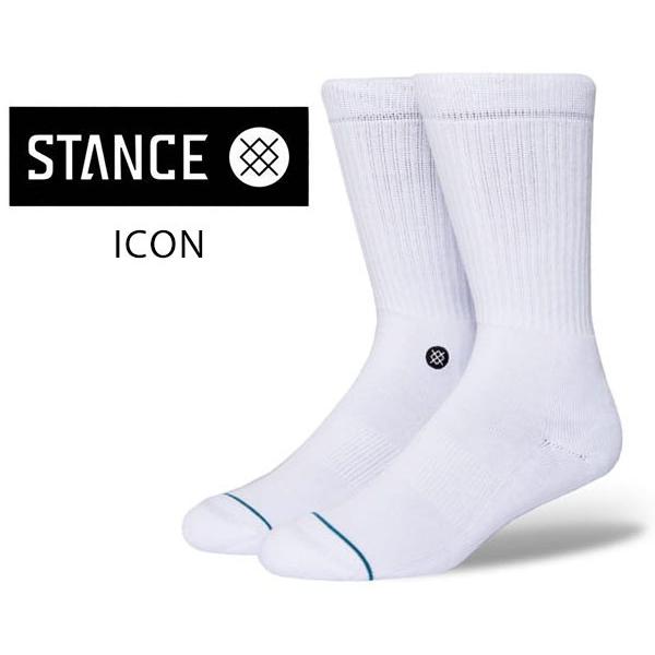 スタンスソックス アイコン STANCE ICON WHITE m311d14ico-whb ホワイ...