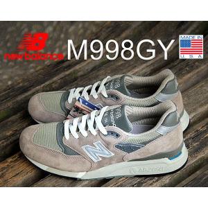 ニューバランス M998 NEW BALANCE M998GY MADE IN U.S.A. グレー NB スニーカー メンズ ワイズ D GRAY GRAY｜ltd-online