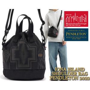 マンハッタンポーテージ イオナアイランド ショルダーバッグ ペンドルトン 2022 Manhattan Portage IONA ISLAND SHOULDER BAG PENDLETON BLACK mp1423 巾着｜ltd-online