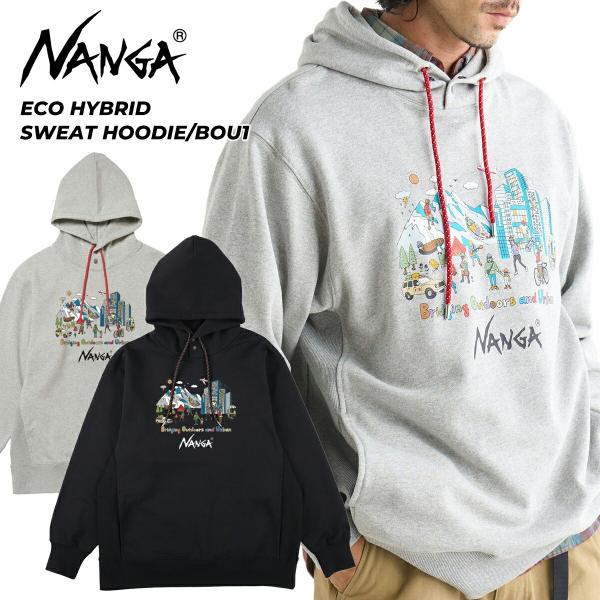 ナンガ エコ ハイブリッド スウェット フーディー BOU1 NANGA ECO HYBRID SW...