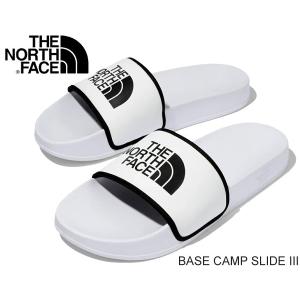 ザ・ノース・フェイス ベースキャンプ スライド 3 THE NORTH FACE BASE CAMP SLIDE III TNF WHITE/TNF BLACK nf02251-wk シャワーサンダル スポーツ ホワイト｜ltd-online