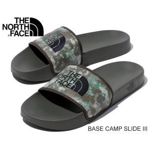 ザ・ノースフェイス ベースキャンプ スライド 3 THE NORTH FACE BASE CAMP SLIDE III MILITARY OLIVE CAMO/TNF BLACK nf02354-mk サンダル カモフラ｜ltd-online