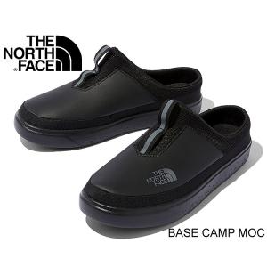 ザ・ノース・フェイス ベースキャンプ モック THE NORTH FACE BASE CAMP MOC TNF BLACK/TNF BLACK nf52146-kk ノースフェイス ブラック スリッポン アウトドア｜ltd-online