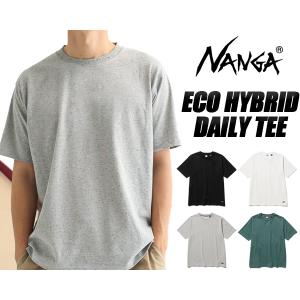 ナンガ エコハイブリッド デイリーティー NANGA ECO HYBRID DAILY TEE nw2211-1g214 リサイクルコットン Ferre Yarn 4COLOR アウトドア キャンプ｜ltd-online