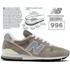 ニューバランス 996 NEW BALANCE U996GR MADE IN U.S.A. width D GREY グレー スニーカー