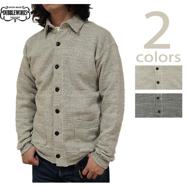 ダブルワークス　DUBBLEWORKS　132-86016　吊り編みスウェットカーディガン　 Tsu...