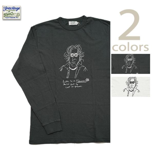 FREE RAGE（フリーレイジ） 　223CC738A プリント長袖Tシャツ  Lennon   ...