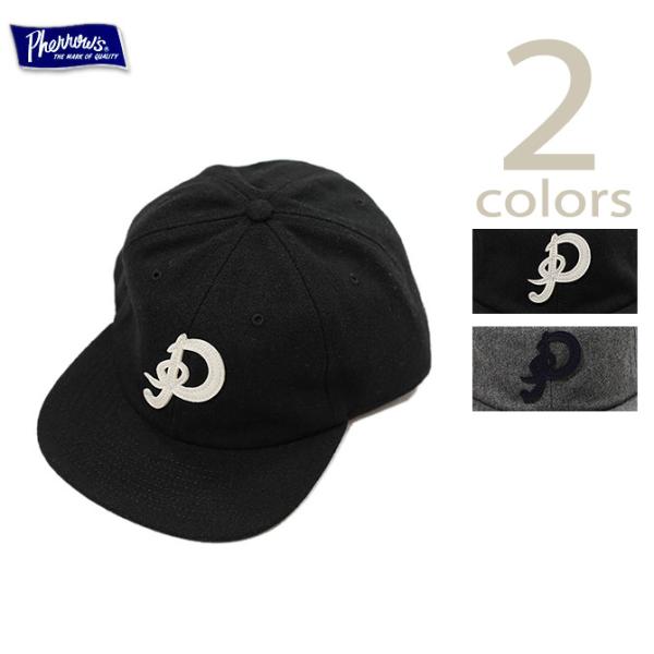 Pherrow's（フェローズ）  23W-PWC1 ウールベースボールキャップ  Wool bas...