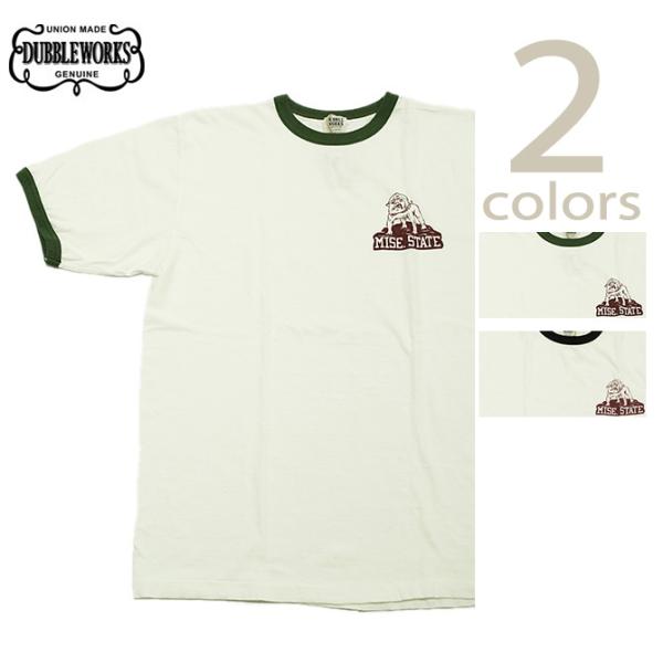 ダブルワークス　DUBBLEWORKS　252-34006-02　リンガーTシャツ　Ringer T...