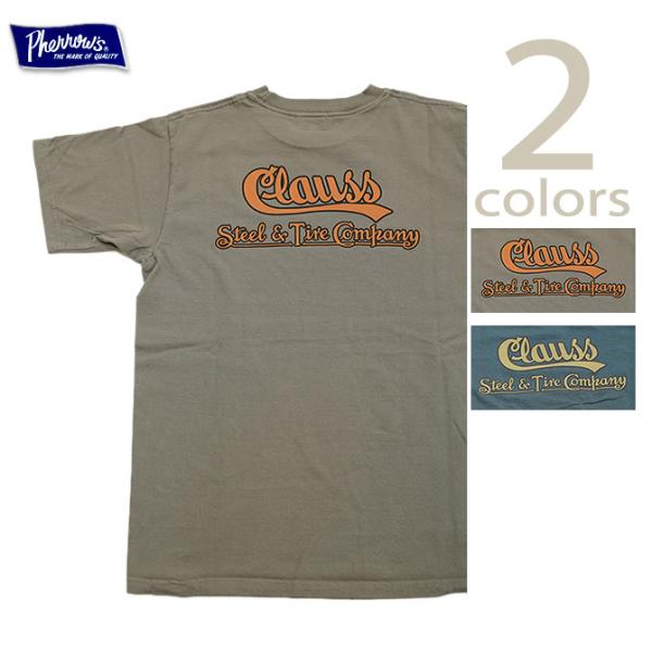 フェローズ　Pherrow's　25S-PT26　プリントT-シャツ　[ Clauss ] [ カタ...