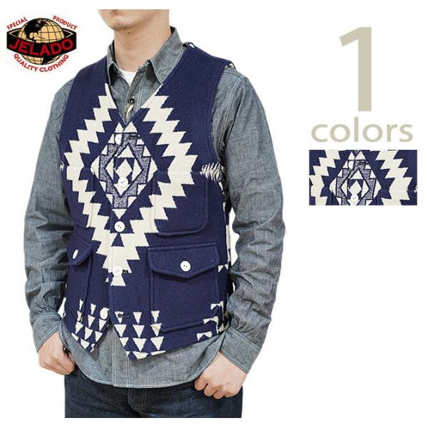 JELADO（ジェラード） 　AG63503　ネイティブブランケットベスト　 Salem Vest ...