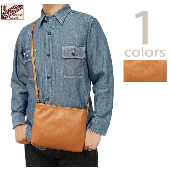 ワイツーレザー　Y'2 LEATHER　BG-18　ステアハイドサコッシュ [ Natural Sc...