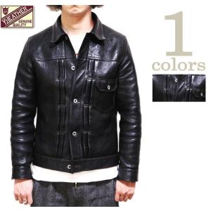 Y'2 LEATHER（ワイツーレザー） 　EB-140　エコホースGジャン　1stタイプジャケット　 馬革 　再入荷   アメカジ   メンズ   レザージャケット    Gジャン｜lua-shopping