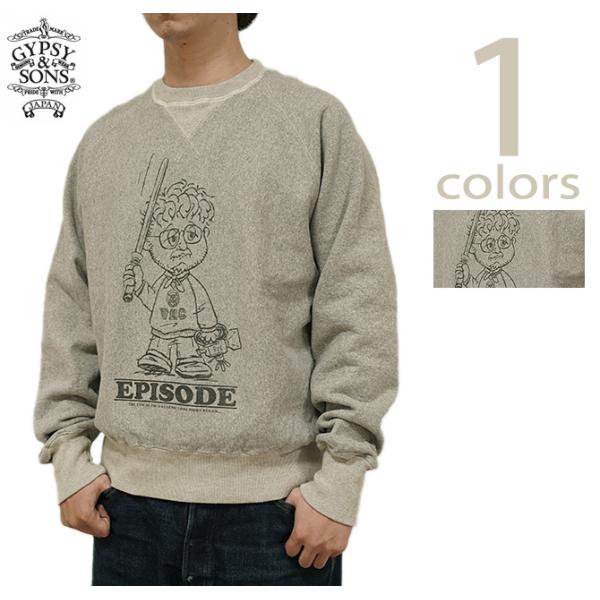 ジプシー&amp;サンズ　GYPSY &amp; SONS　GS2529953　ハチマル スウェット ブイクルー エ...