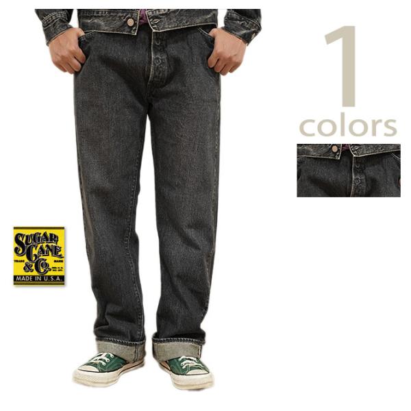 シュガーケン　SUGAR CANE　SC42460H　 14.25oz. BLACK DENIM 1...