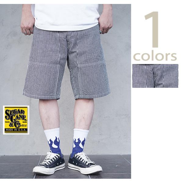 シュガーケン　SUGAR CANE　SC52640　【 6oz. 】　INDIGO STRIPE D...