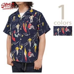 スターオブハリウッド　STAR OF HOLLYWOOD　SH39319　S/S DOBBY COTTON OPEN SHIRT　[ SEA CRUISE ] オープンシャツ　アメカジ｜lua-shopping