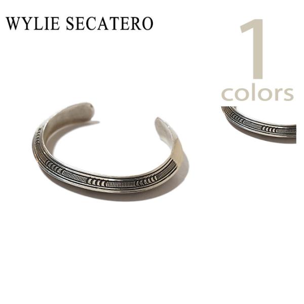 Whlie Secatero（ワイリー セカテロ） ナバホシルバーバングル  NAVAJO JEWE...