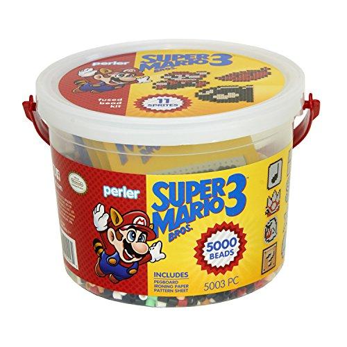 Perler beads パーラービーズ スーパーマリオ Super Mario Craft Bea...