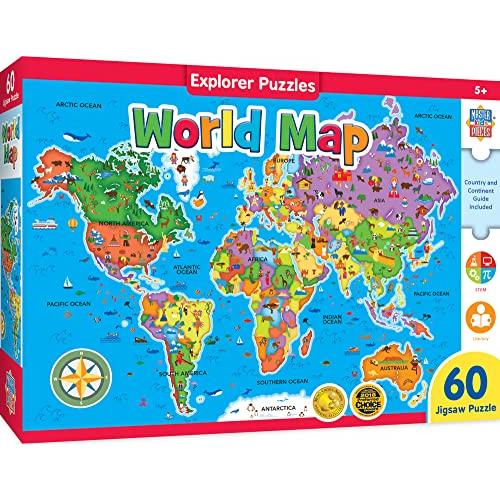 MasterPieces Masterpieces 教育地図 世界 クリエイティブ 子供優先 ママチ...