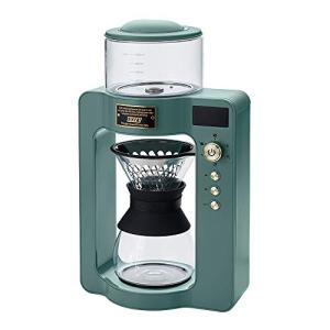 【Toffy/トフィー】カスタムドリップコーヒーメーカー K-CM6（スレートグリーン） ハンドドリップ再現 温度設定 蒸らし機能 タイマー機能