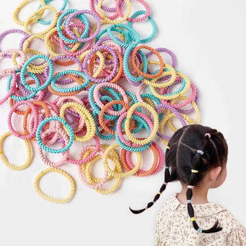 ヘアゴム キッズ ぎざ子 娘 3cm 100本 セット 子供 小学生 女の子 痛くない カラフル 飾...