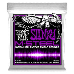 正規品  ERNIE BALL 2920 エレキギター弦 (11-48) M-STEEL POWER SLINKY Mスティール・パワー・スリ｜luana-shop01