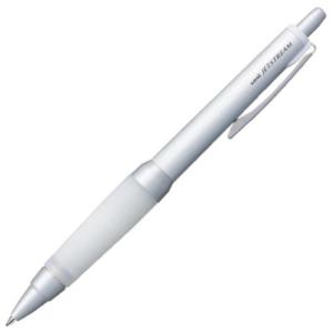 三菱鉛筆 油性ボールペン ジェットストリームアルファゲル 0.7 シルバー 書きやすい SXN1000071P26｜luana-shop01