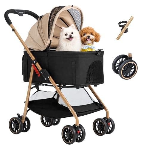 大66cmゆりかご ・ 中型犬専用MILA&amp;LOUIS ペットカート 多頭の小型犬&amp;猫 中型犬一匹用...