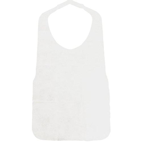 きんだい 使い捨てソフトエプロン 白（不織布タイプ）100枚入