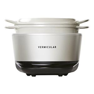 バーミキュラ ライスポット 5合炊き 炊飯器 シーソルトホワイト 専用レシピブック付 RP23A-WH｜luana-shop01