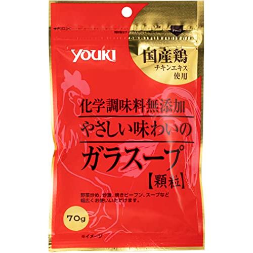 ユウキ 化学調味料無添加のガラスープ(袋) 70g