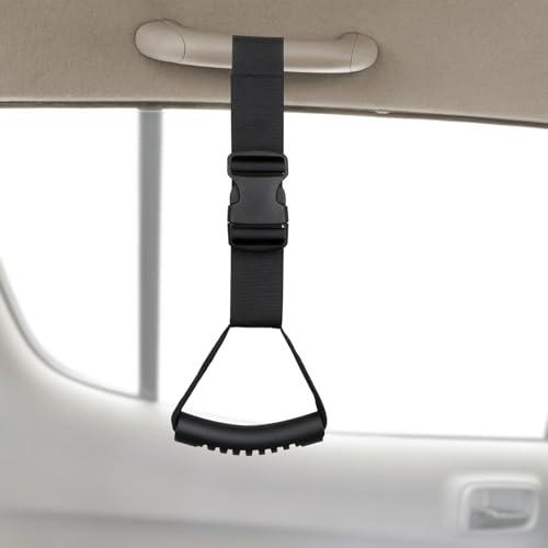 プロ監修 SENUN 車用持ち手 乗り降り 手すり (手のひらにフィット丈夫なストラップタイプ) 車...
