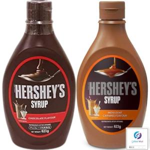 ハーシー シロップセット (チョコレートシロップ・キャラメルシロップ) 623g ×2 HERSHEY'S Chocolate Syrup/Caの商品画像