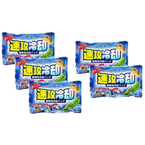 紀陽除虫菊 速攻冷却携帯用 冷却パック (5個入) 保冷ジェル アイシング
