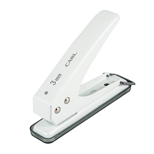 カール事務器(CARL) 穴あけパンチ 1穴 穴径3mm 18枚 ホワイト SD-130-W