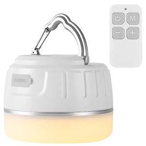 JOYOUS ランタン LED ランタン Type-C 充電式 リモコン付き 小型 IP65防水 暖色 光色輝度記憶 無段階調光 4色切替 吊り