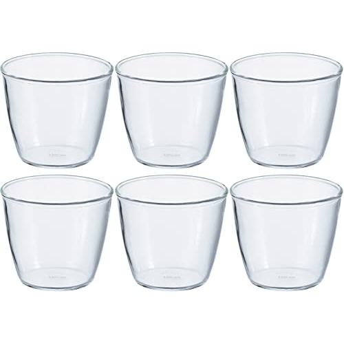 HARIO(ハリオ) 日本製 耐熱ガラス製 プリンカップ 200ml PRC-20-BK 6個セット...