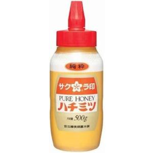 加藤美蜂園 サクラ印 純粋はちみつポリ容器 500g