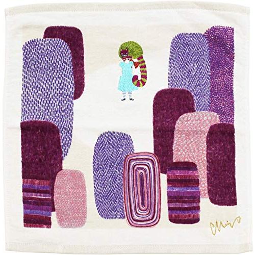 楠橋紋織 moritaMiW ウォッシュタオル vloume2 不思議の国のアリスの話 パープル A...