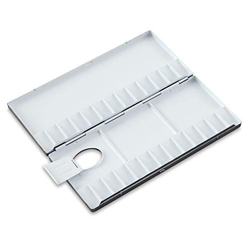 ホルベイン アルミ製水彩パレット No.80 26仕切 210143