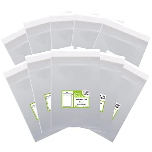アート・エム国産テープ付 A4 A4用紙／DM用 透明OPP袋（透明封筒）1000枚30ミクロン厚（...